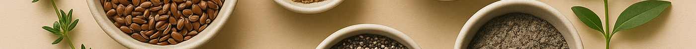 Flax Seeds vs Chia Seeds: Differences, Uses & Substitutions — Spicy Pantry blog banner