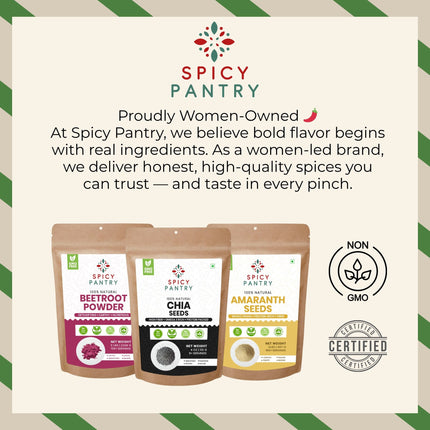 Chia Seeds – All-Natural, GMO-Free, Rich in Protein & Perfect for Baking, Smoothies, and More