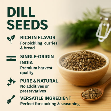 Dill Seeds – All-Natural, GMO-Free, Perfect for Pickling, Seasoning & Culinary Use