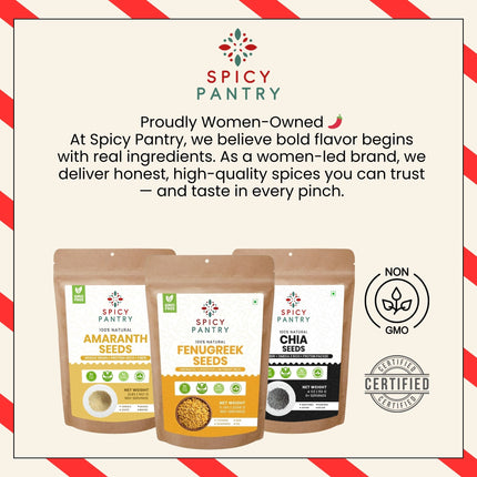 Fenugreek Seeds – All-Natural, GMO-Free, Perfect for Cooking, Spice Blends & Herbal Remedies