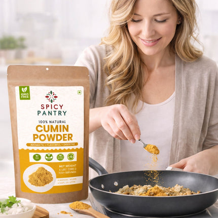 Cumin Powder – Ground Jeera, Non-GMO, Bold Flavor, Ideal for Spice Blends, Coriander Pairing, and Bulk Culinary Use