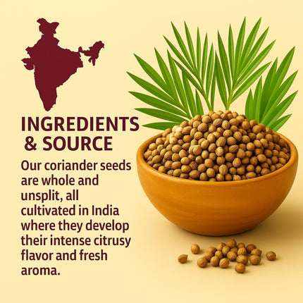 Coriander Seeds – All-Natural, GMO-Free, Perfect for Cooking, Mixed Spices, Pickling & Planting