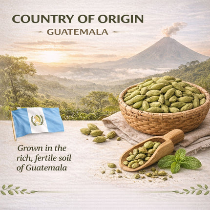 Cardamom Pods – All-Natural, GMO-Free, Whole Green Spice for Cooking, Beverages & Baking