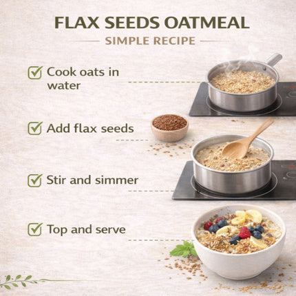Flax Seeds, Whole, All-Natural, Non-GMO, Gluten-Friendly, Ideal for Baking, Smoothies, Toppings