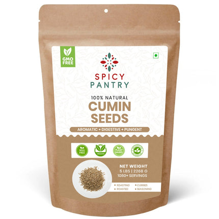 Whole Cumin Seeds – Non-GMO, Bold Flavor, Ideal for Jeera Recipes, Spice Blends, and Culinary Seed Use