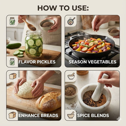 Dill Seeds – All-Natural, GMO-Free, Perfect for Pickling, Seasoning & Culinary Use